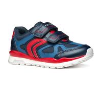 Geox J Pavel D Sneaker, Navy/Red, 25 EU