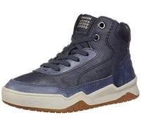 Geox J Perth Boy C, Hohe Sneaker, Blau (Navy C4002), 33 EU (1 UK)