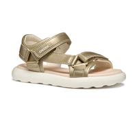 Geox J PUFFYPOP GI Sandal, Lt Gold, 34 EU