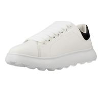 Geox J PUFFYPOP Girl A Sneaker, White/Black, 31 EU