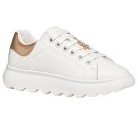Geox J PUFFYPOP Girl A Sneaker, White/LT Rose, 36 EU