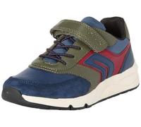 Geox J ROONER Boy Sneaker, Military/Navy, 35 EU