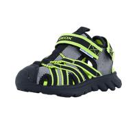 Geox J AIRADYUM BO Sandal, Grey/Lime, 30 EU