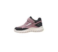 Geox J SIMBYOS Girl ABX A Sneaker, DK Rose/Black, 38 EU