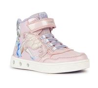 Geox J Skylin Girl Sneaker, PINK/Lilac, 29 EU