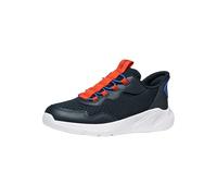 Geox J SPRINTYE Fast IN B Sneaker, Navy/RED, 32 EU