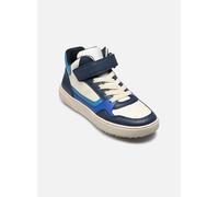 Geox J THELEVEN Boy Sneaker, LT Ivory/LT Blue, 38 EU