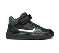 Geox J THELEVEN Boy Sneaker, Black/Green, 39 EU