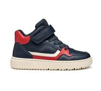 Geox J THELEVEN Boy Sneaker, Navy/RED, 34 EU