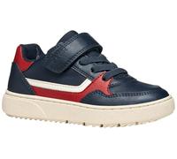 Geox J THELEVEN Boy Sneaker, Navy/RED, 37 EU