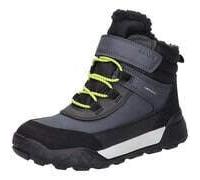 Geox J TREKKYUP Boy B ABX Ankle Boot, Navy/Lime, 30 EU
