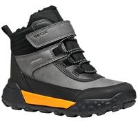 Geox J TREKKYUP Boy B ABX Ankle Boot, Grey/ORANGE, 33 EU
