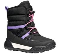 Geox J TREKKYUP Girl B AB Ankle Boot, Black/Lilac, 33 EU