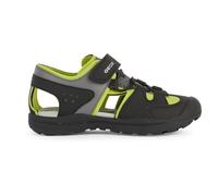 Geox J VANIETT Boy A Sandal, Black/Lime, 30 EU