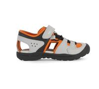 Geox J VANIETT Boy A Sandal, Grey/ORANGE, 31 EU