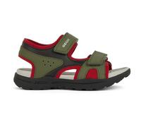 Geox J VANIETT Boy C Sandal, Military/RED, 29 EU