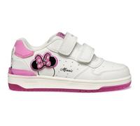 Geox Sneaker Lederimitat/Textil Weiß/Pink - 33