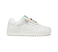 Geox J WASHIBA D - SYNT.LEA für Kinder, weiß, Größe 36 EU