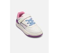 Geox Kinderschlupfhalbschuhe Washiba – Größe EU 27 – Weiß/Dunkelviolett
