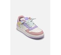 Geox J WASHIBA Girl D Sneaker, Lilac/Lt Yellow, 31 EU
