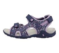 Geox J Whinberry G Sandal, Navy/DK Lilac, 25 EU