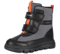 Geox J WILLABOOM Boy B AB Ankle Boot, Black/DK Grey, 34 EU