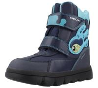 Geox J WILLABOOM Boy B AB Ankle Boot, Navy/Turquoise, 33 EU