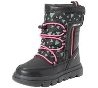 Geox J WILLABOOM Girl B A Ankle Boot, Black/Fuchsia, 38 EU