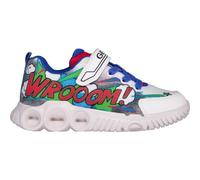 Geox J WROOM Boy D Sneaker, White/Royal, 31 EU