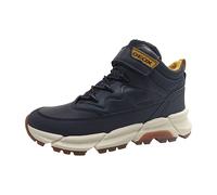 Geox J FLEXYPER Plus Boy Ankle Boot, Black/DK Yellow, 35 EU