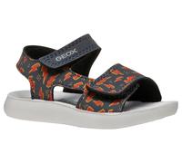 Geox Jungen B Lightfloppy Sandal, Navy Red, 25 EU