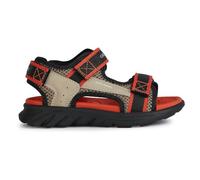 Geox Jungen J Airadyum Bo Sandal, Dk Beige Red, 33 EU