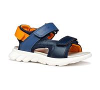 Geox Jungen J Airadyum Bo Sandal, Navy Orange, 26 EU