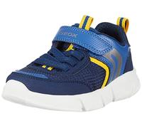 Geox Jungen J Aril Boy A Sneakers,Navy Yellow,24 EU