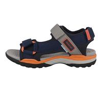Geox Jungen J Borealis Boy A Sandalen, Navy Orange, 29 EU
