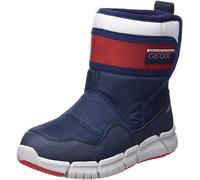 Geox Jungen J Flexyper Boy B Abx Stiefeletten,Navy Red,32 EU