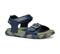 Geox Jungen J Fusbetto Bo Sandal, Navy Military, 34 EU