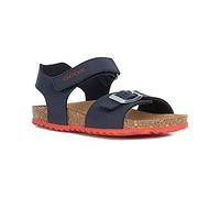 Geox Jungen J Ghita Boy B Sandalen, Navy Red, 34 EU