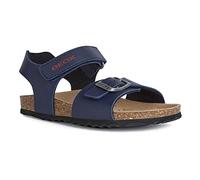 Geox Jungen J Ghita Boy Sandal, Navy/RED, 34 EU