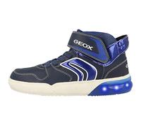 Geox Jungen J Grayjay Boy Sneakers, Navy Royal, 24 EU