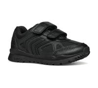Geox J Pavel A Sneaker, Black, 34 EU