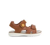 Geox Jungen J Sandal Maratea Boy Sandalen,Brown Dk Yellow,33 EU