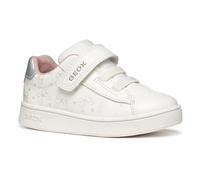 Geox Jungen Mädchen B ECLYPER Girl A Sneaker, Optic White/Silver, 27 EU
