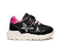 Geox Jungen Mädchen B FLEXYPER MINI Girl Sneaker, Black/Fuchsia, 26 EU
