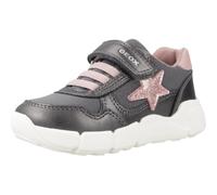 Geox Jungen Mädchen B FLEXYPER MINI Girl Sneaker, DK Grey/LT Rose, 27 EU