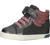 Geox Jungen Mädchen B Kilwi Girl A Sneaker, DK Grey/LT Rose, 21 EU