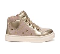 Geox Jungen Mädchen B NASHIK Girl Sneaker, Dark BEIGE, 26 EU