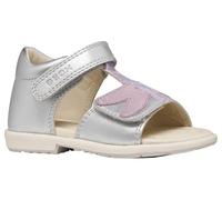 Geox Jungen Mädchen B VERRED B Sandal, Silver/Lilac, 26 EU