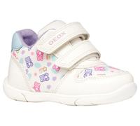 Geox Jungen Mädchen B ZAPITO Girl A Sneaker, White/LT Blue, 25 EU