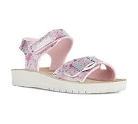 Geox Jungen Mädchen J Costarei Gi J15EAB0 Sandalen, Weiß (Pink), 24 EU